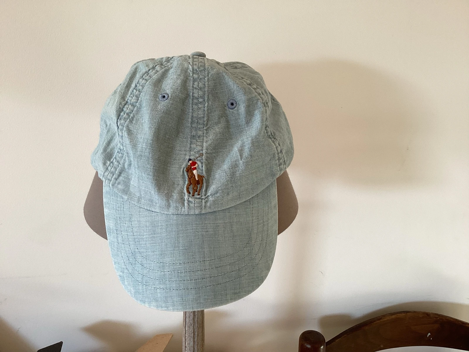 Casquette bleu ciel « Ralph Lauren réglable
